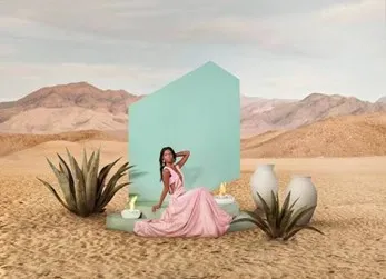 Composición de referencia cromática en Verde Olivo